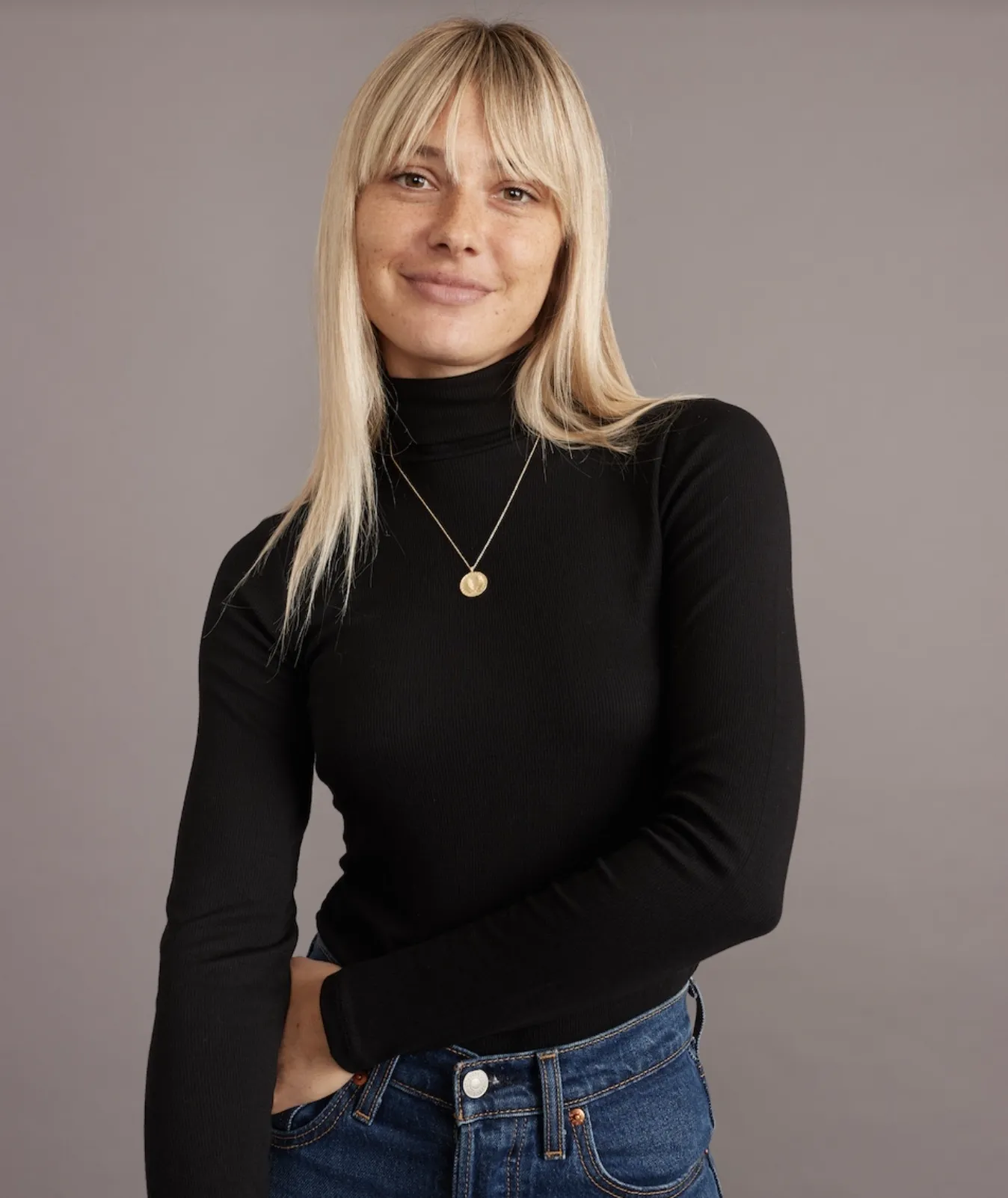 Lexi Rib Turtleneck - Black