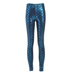Light Blue Mermaid Women's Leggings