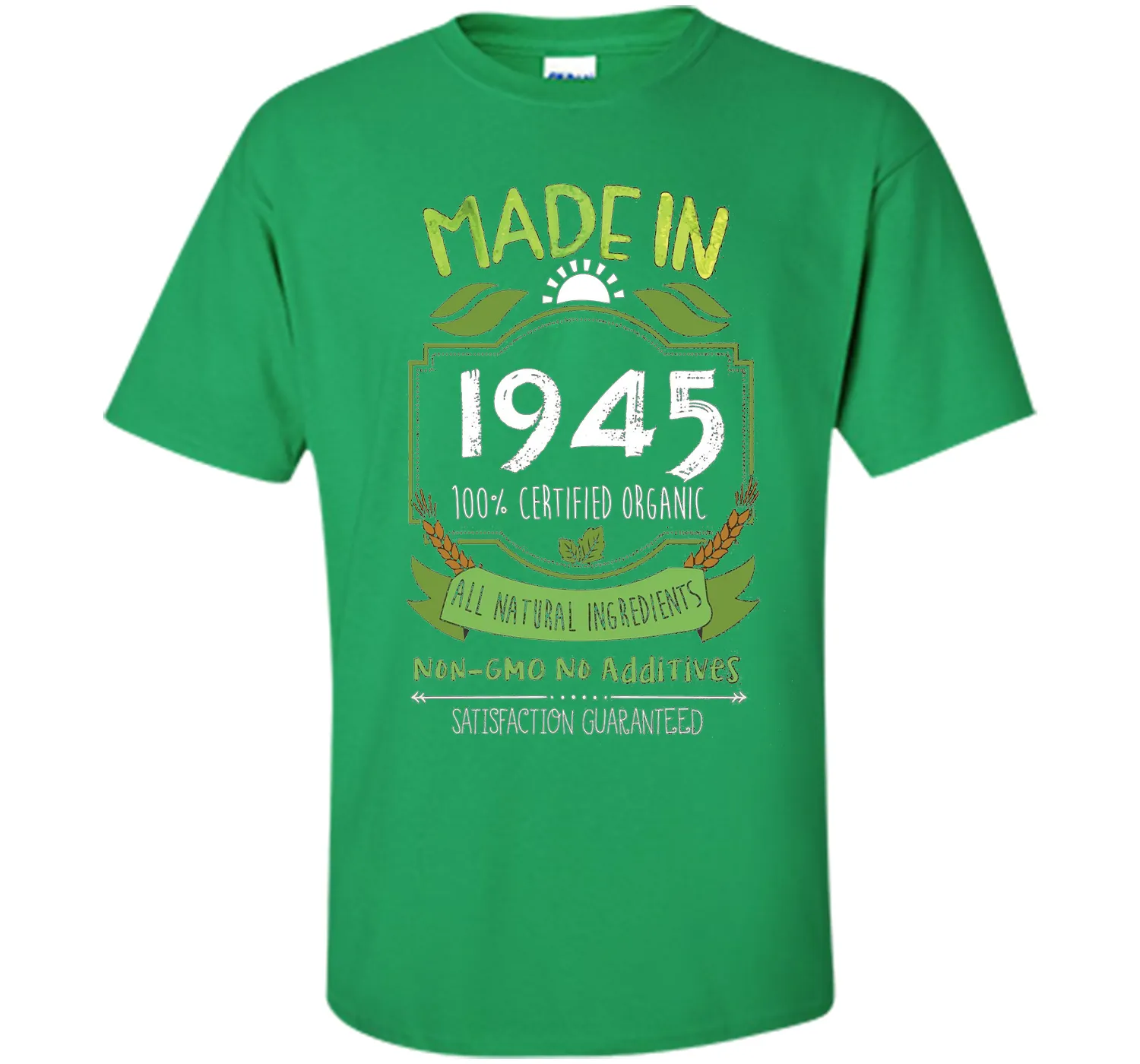 Made In 1945 Organic 71st Birthday 71 Years Old Gift T-Shirt