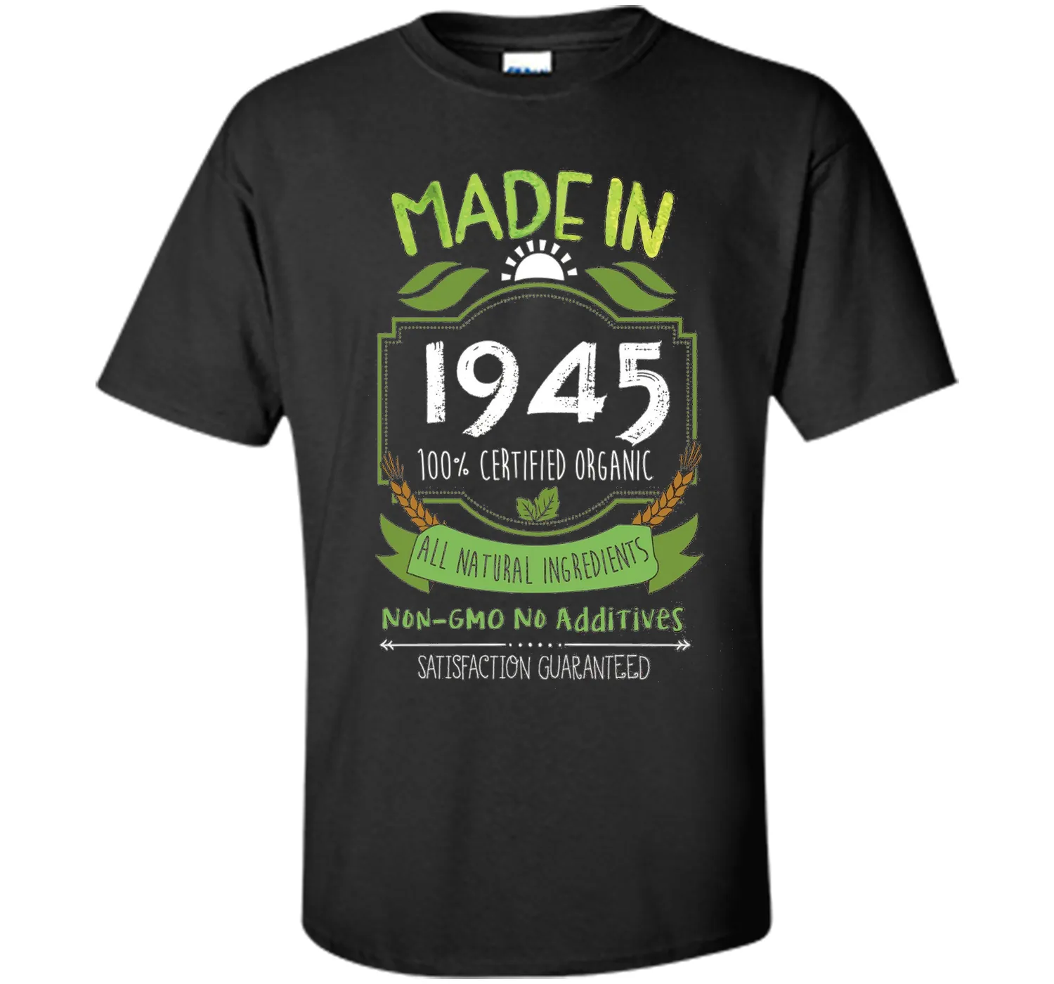 Made In 1945 Organic 71st Birthday 71 Years Old Gift T-Shirt