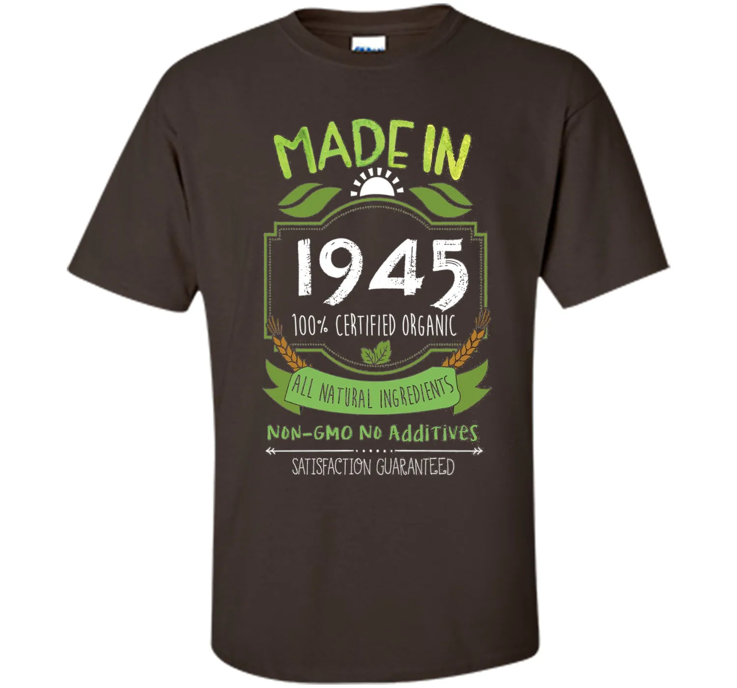 Made In 1945 Organic 71st Birthday 71 Years Old Gift T-Shirt