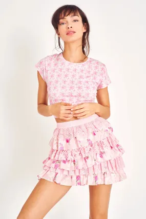 Melrita Silk Mini Skirt