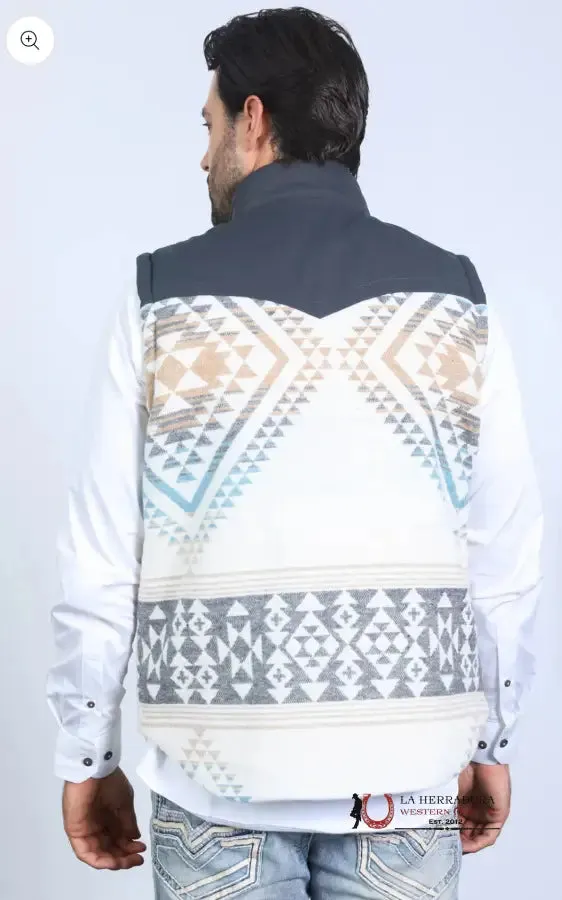MEN’S PLATINI VEST CHARCOL/ AZTEC- AZV10342