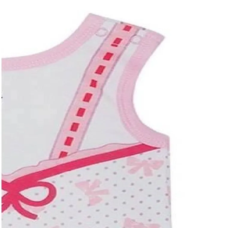 Mother's Choice Pink Bow Sleeveless Onesies