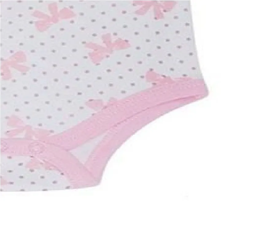 Mother's Choice Pink Bow Sleeveless Onesies