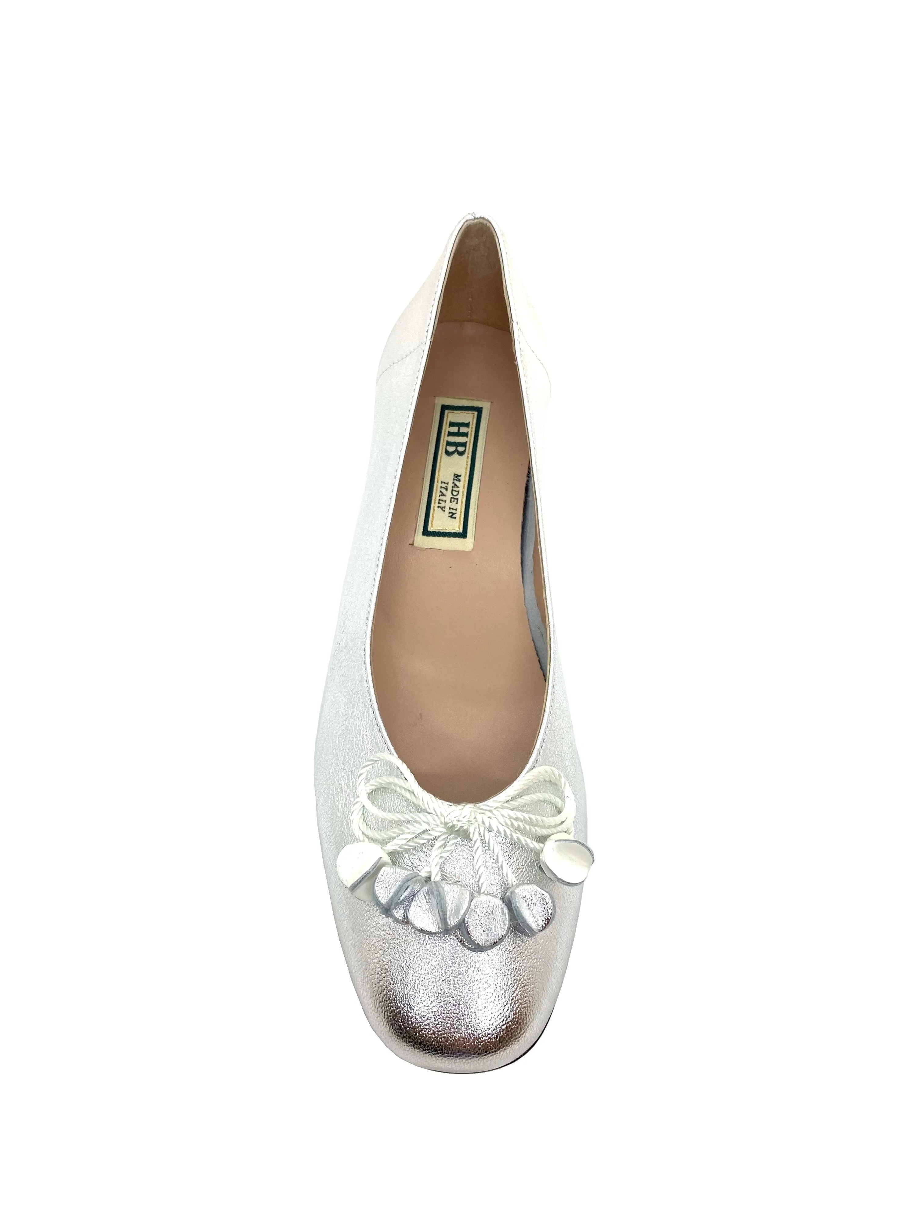 New HB Shoes Ladies Jest Pump Argento