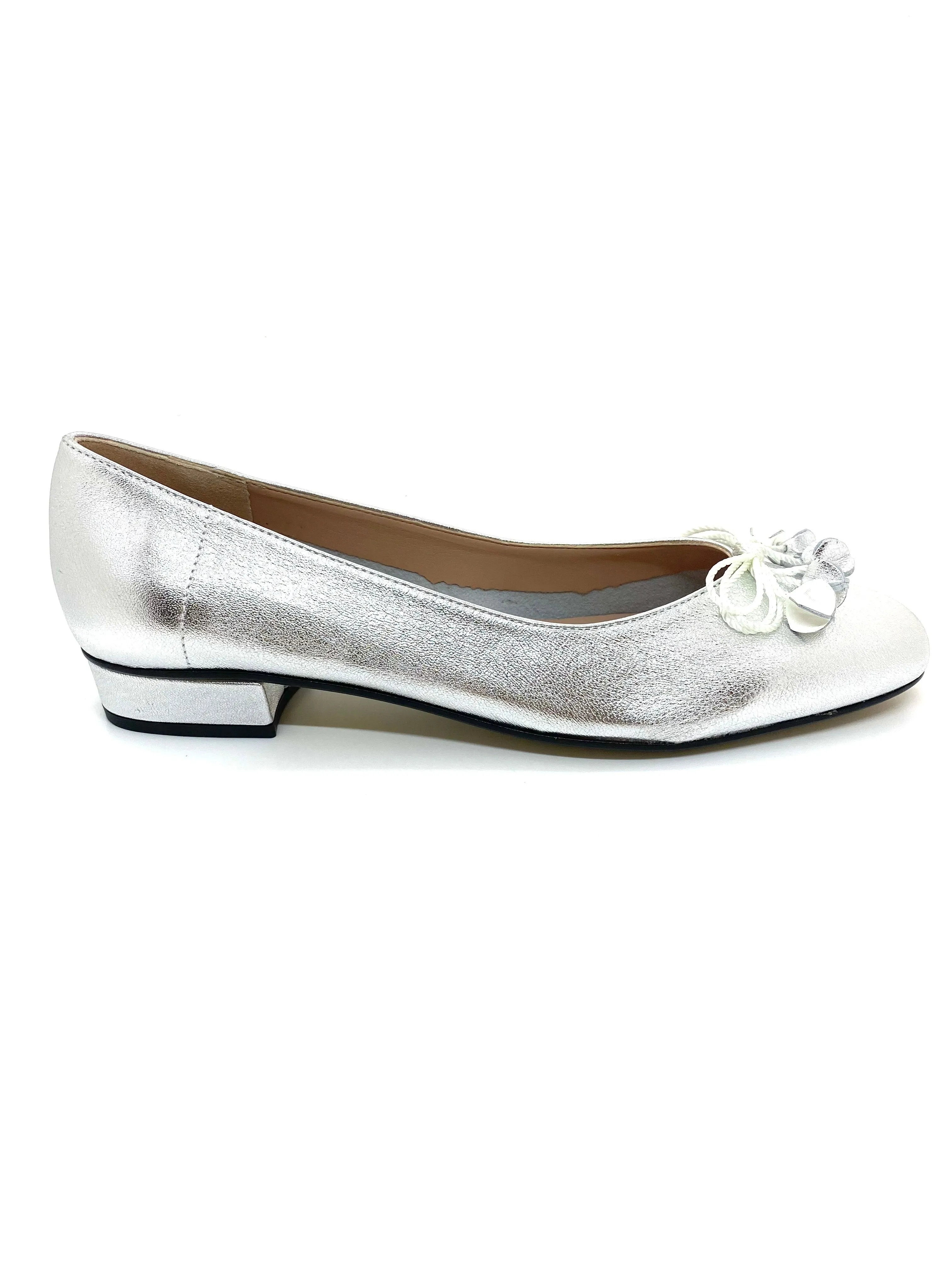 New HB Shoes Ladies Jest Pump Argento