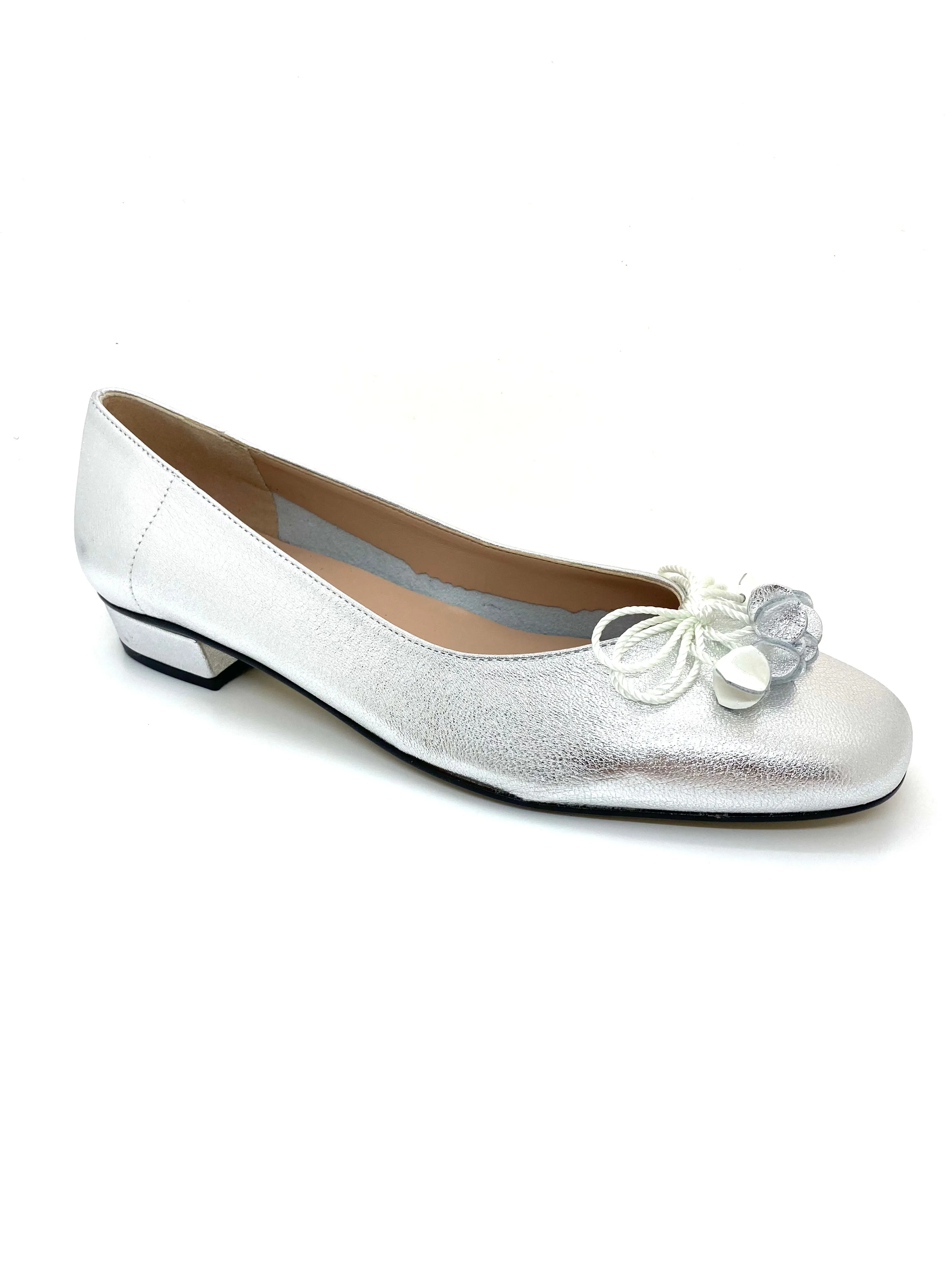 New HB Shoes Ladies Jest Pump Argento