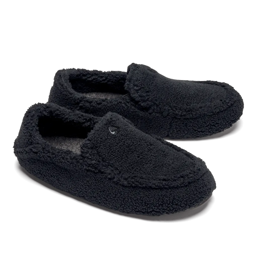 OluKai Women's Nohea Heu Slippers- Black