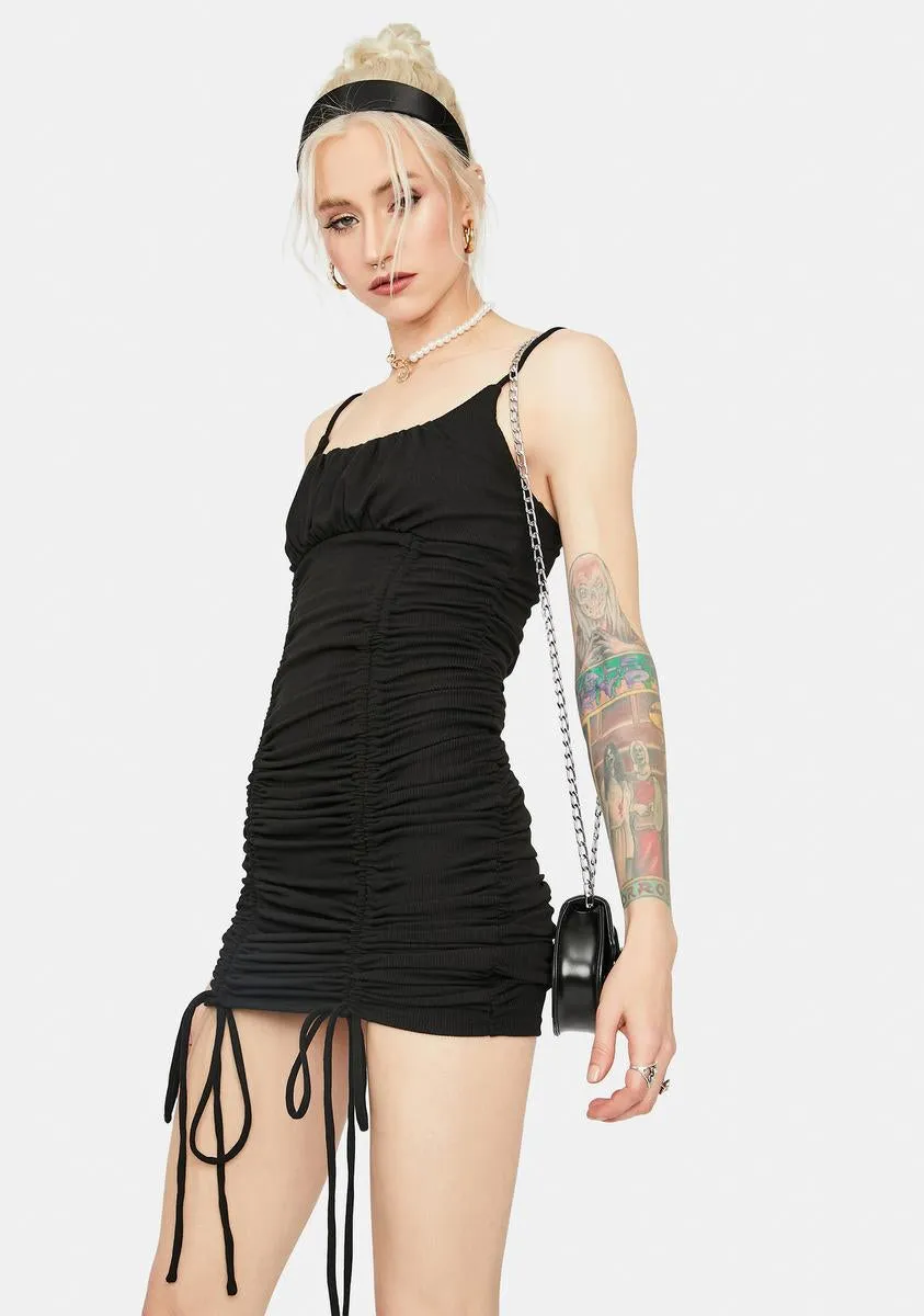 Only A Feeling Ruched Slip Dress