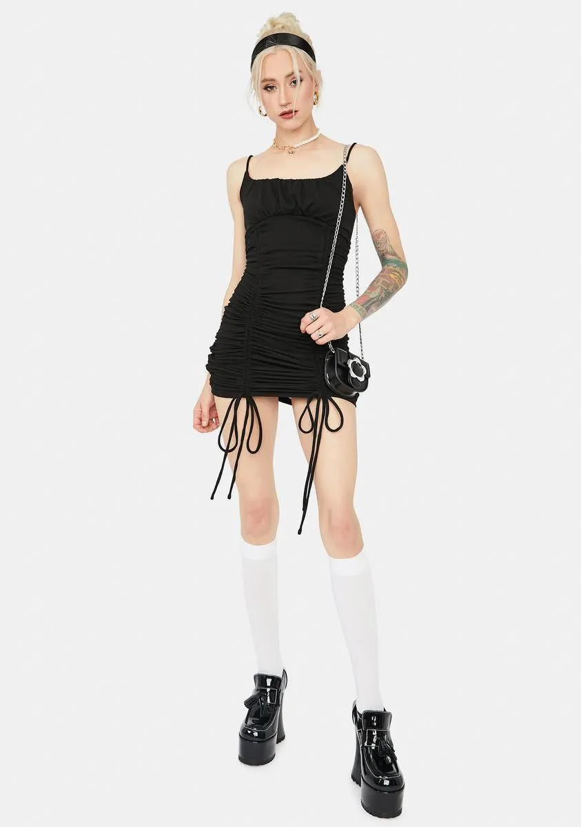 Only A Feeling Ruched Slip Dress