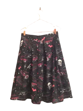 Pink Bat Skull Car Skirt - Large