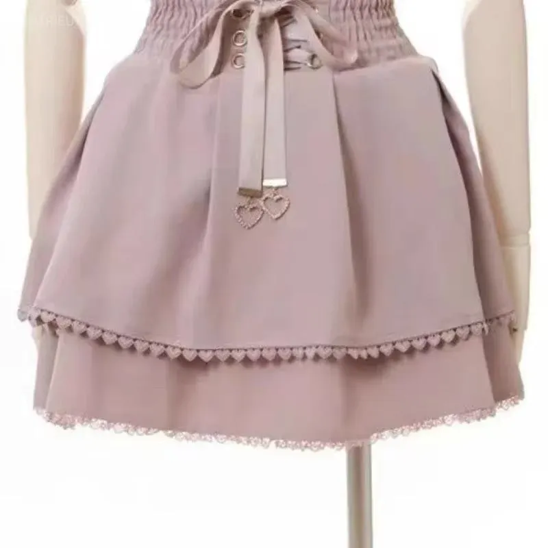 Pink Dolly Angelcore Skirt