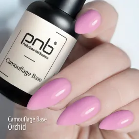 PNB Camouflage base coat Orchid pink gel nail polish 8ml