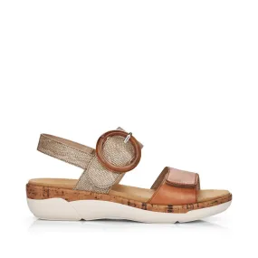 Remonte Ladies 2 Tone Adjustable Sandal