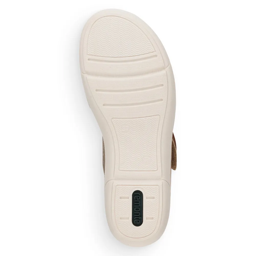 Remonte Ladies 2 Tone Adjustable Sandal