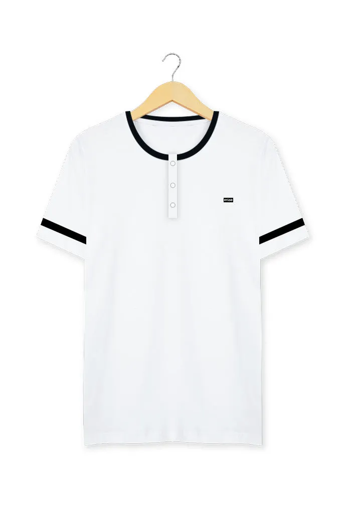 Ryusei Tshirt Arakami Button CMB White