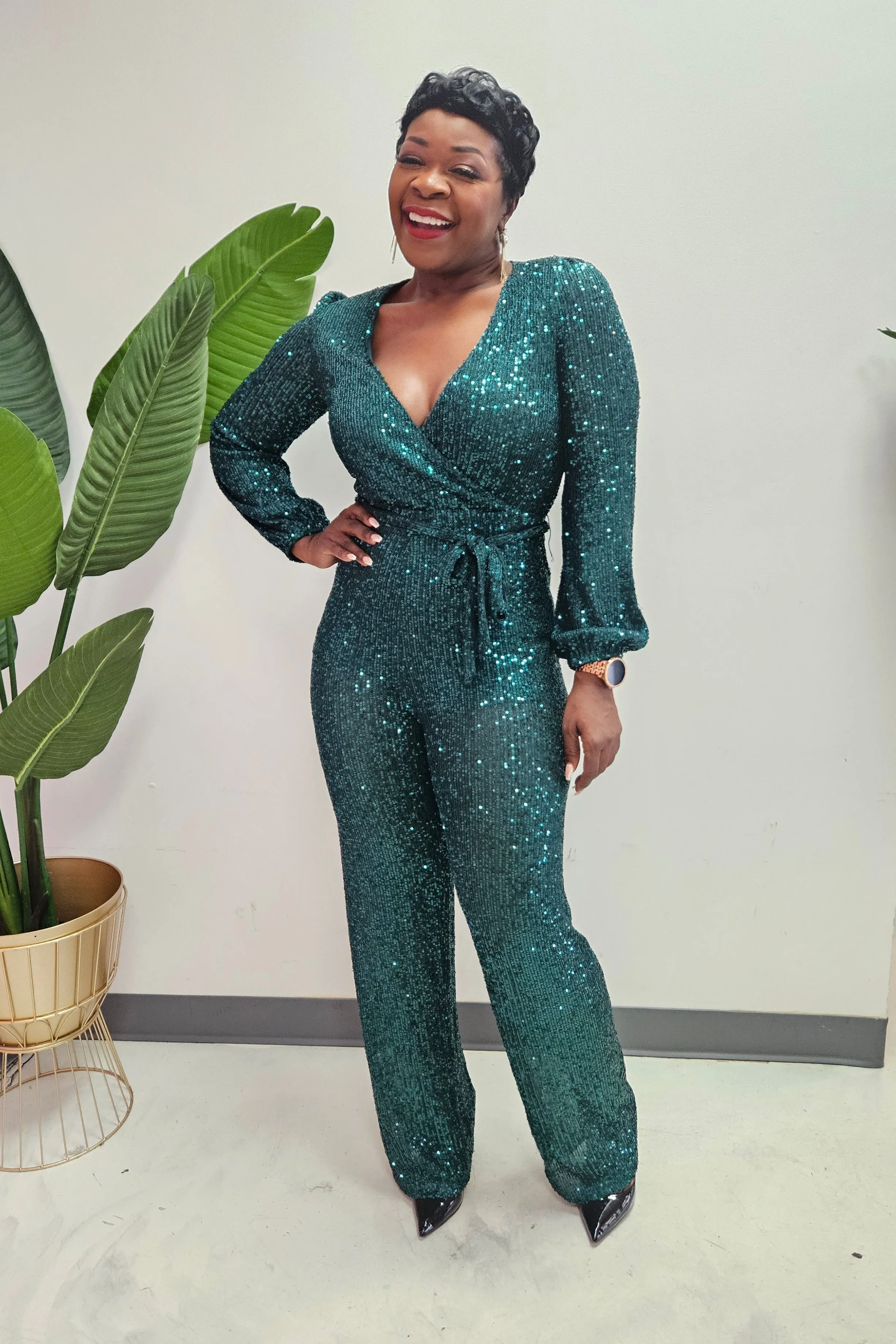 Serena Sequin Jumpsuit