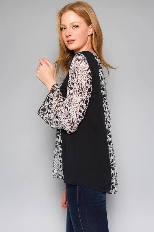 Split Tunic Top-T4001