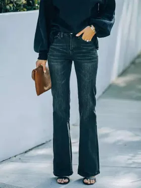 Stunncal Fashion Slim High Waist Stretch Flare Jeans