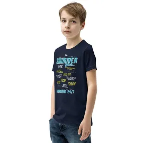 Swimmer Kid Youth T Shirt - You Know You're A Swimmer When