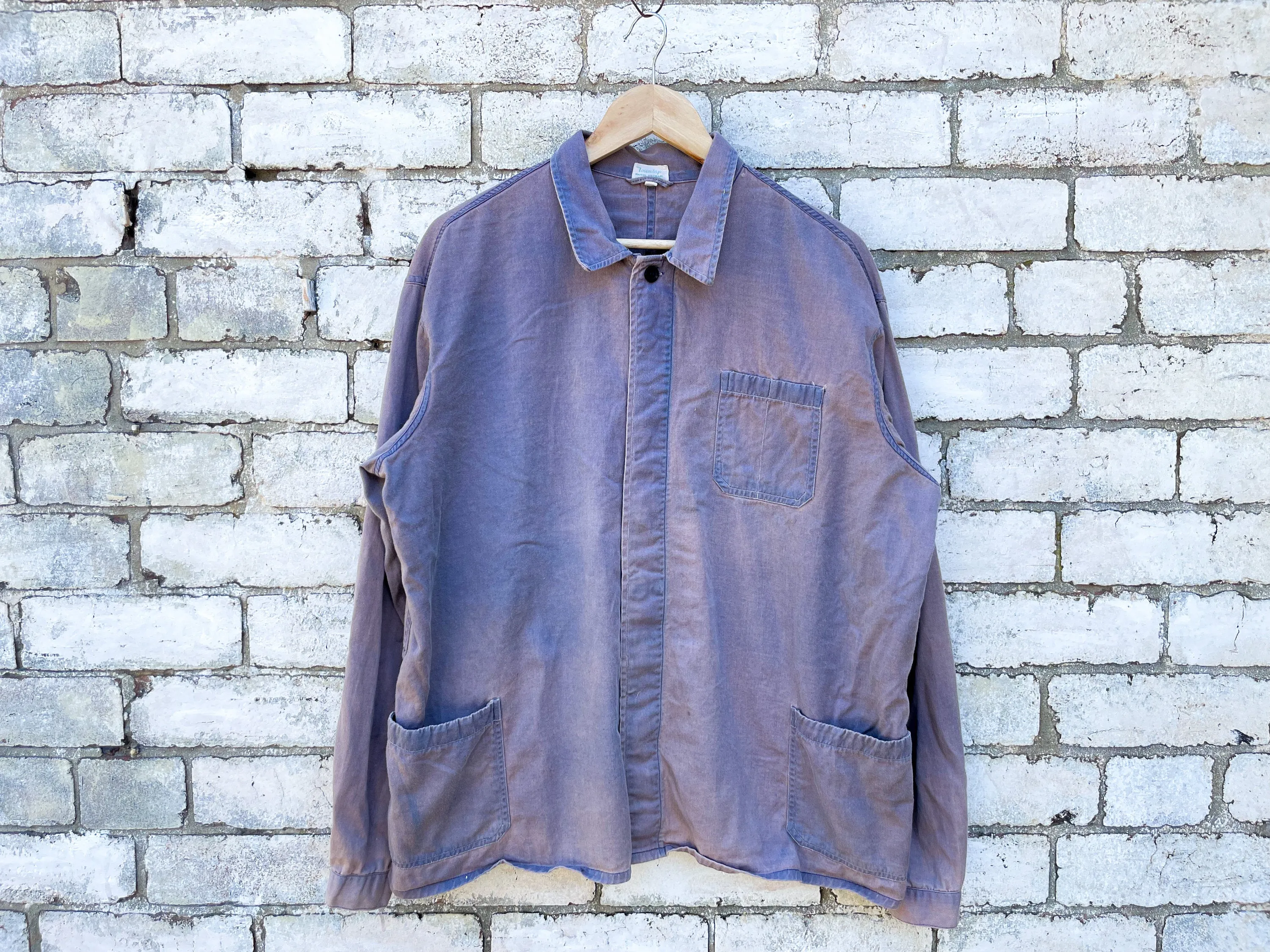 Vintage Purple Faded Chore Jacket