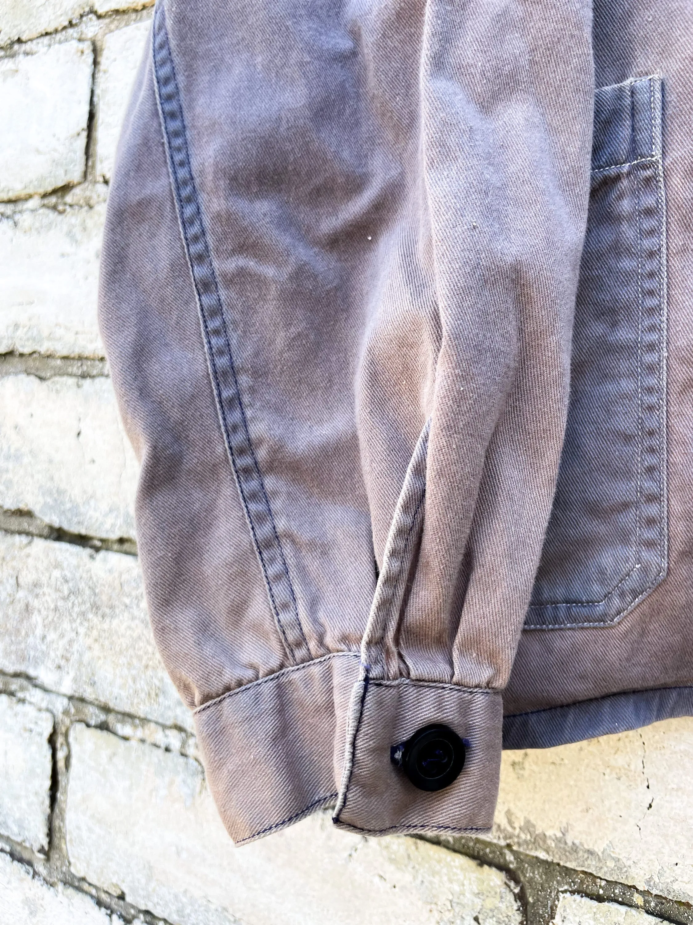 Vintage Purple Faded Chore Jacket