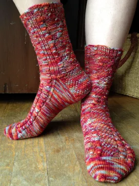 Waving Bamboo Socks by Meghan Jones  *Pattern*