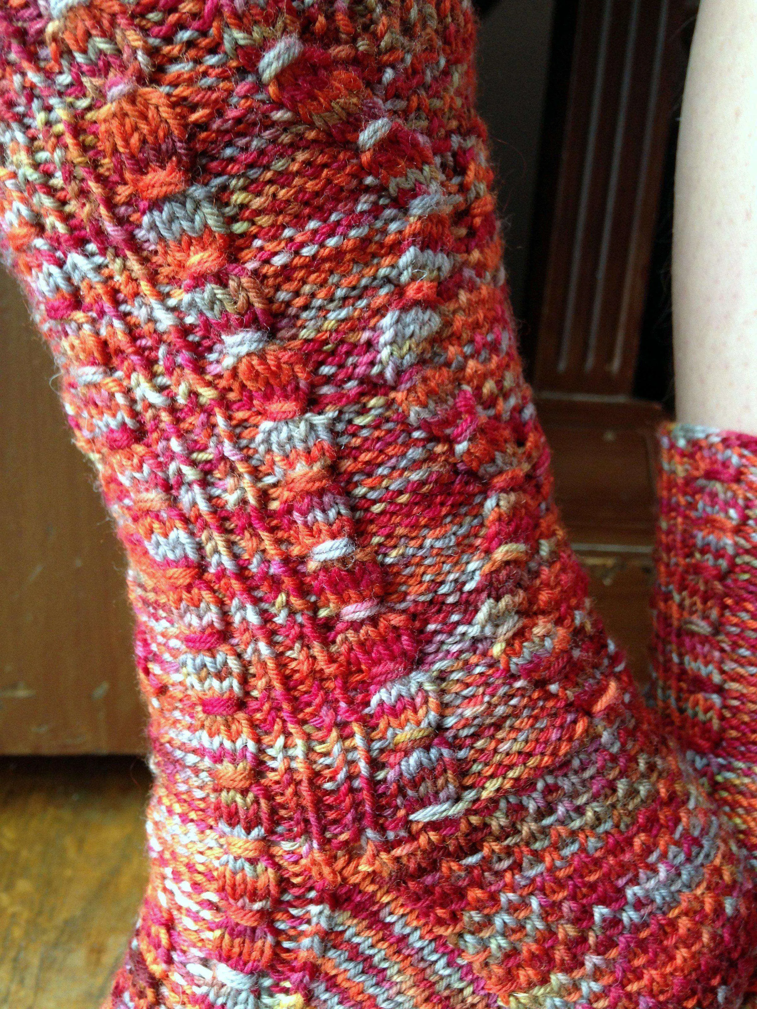 Waving Bamboo Socks by Meghan Jones  *Pattern*